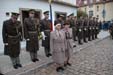 Slavnostní rámec setkání u Písecké brány podtrhla účast Čestné stráže AČR a vojenské hudby.