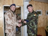 Setkání NGŠ AČR gen. Picka se zástupcem velitele mnohonárodního úkolového uskupení Střed (KFOR, Kosovo) plk. Con Ryanem