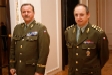 Gen. Bálint a nově nastupující velitel vojenské styčné kanceláře NATO v Bělehradě gen. Kaše