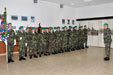 Slavnostní nástup AZ po absolvování vojenského výcviku ve Vyškově