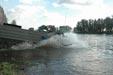 Jump of  PTS-10 into the Elbe River